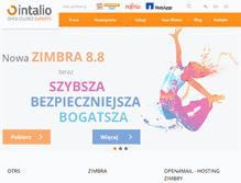 Tablet Screenshot of intalio.pl